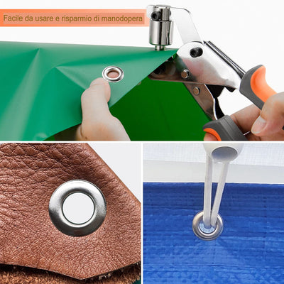 LOMONI™ Kit di strumenti per occhielli Pinze foratrici portatili