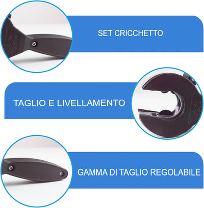 LOMONI™ Tagliatubi a cricchetto