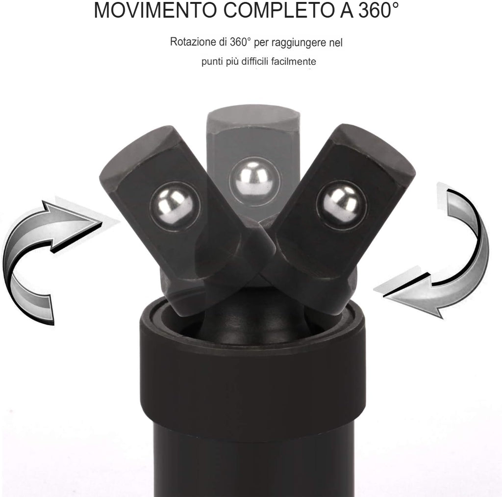 LOMONI™ Set di bussole girevoli ad impatto Ultimate