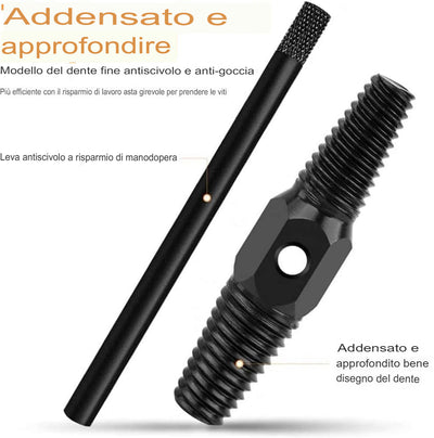 LOMONI™ Estrattore a vite danneggiato, estrattore a vite rotto a doppia testa (2 PEZZI)