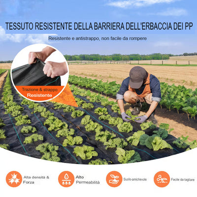 Barriera erbosa tessuta di qualità superiore