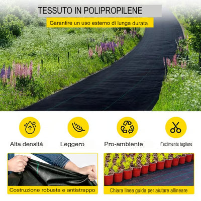 Barriera erbosa tessuta di qualità superiore
