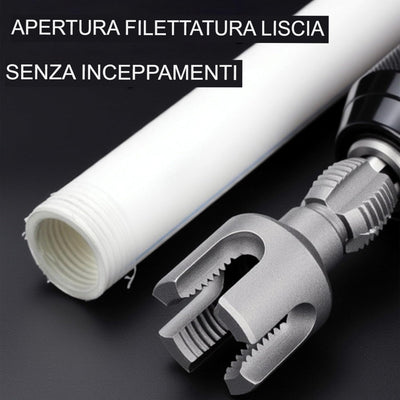 LOMONI™ Strumento integrato per la filettatura interna ed esterna dei tubi (2 PEZZI)