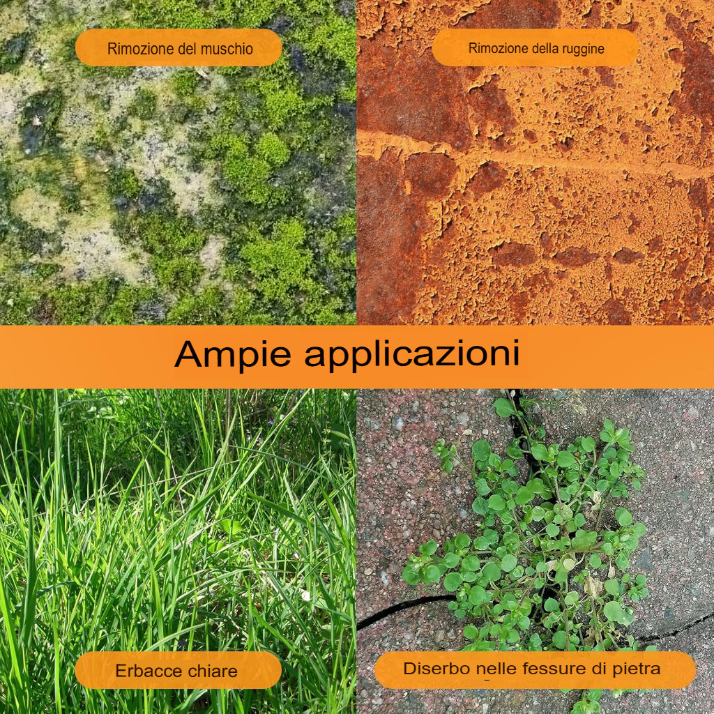 LOMONI™ Tagliaerba universale con testa a spazzola e ruota a filo d'acciaio