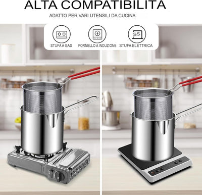 LOMONI™ Padella a risparmio d'olio con filtro