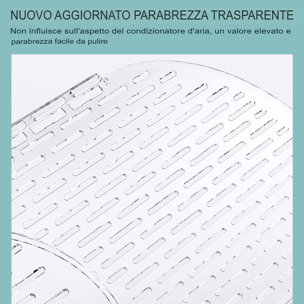 Copertura antivento del condizionatore d'aria
