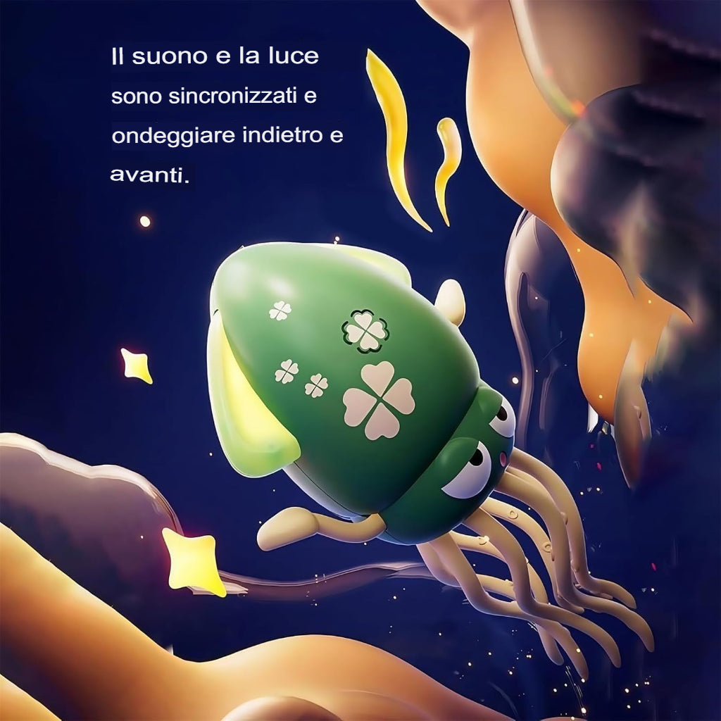 Giocattolo elettrico a forma di polpo danzante