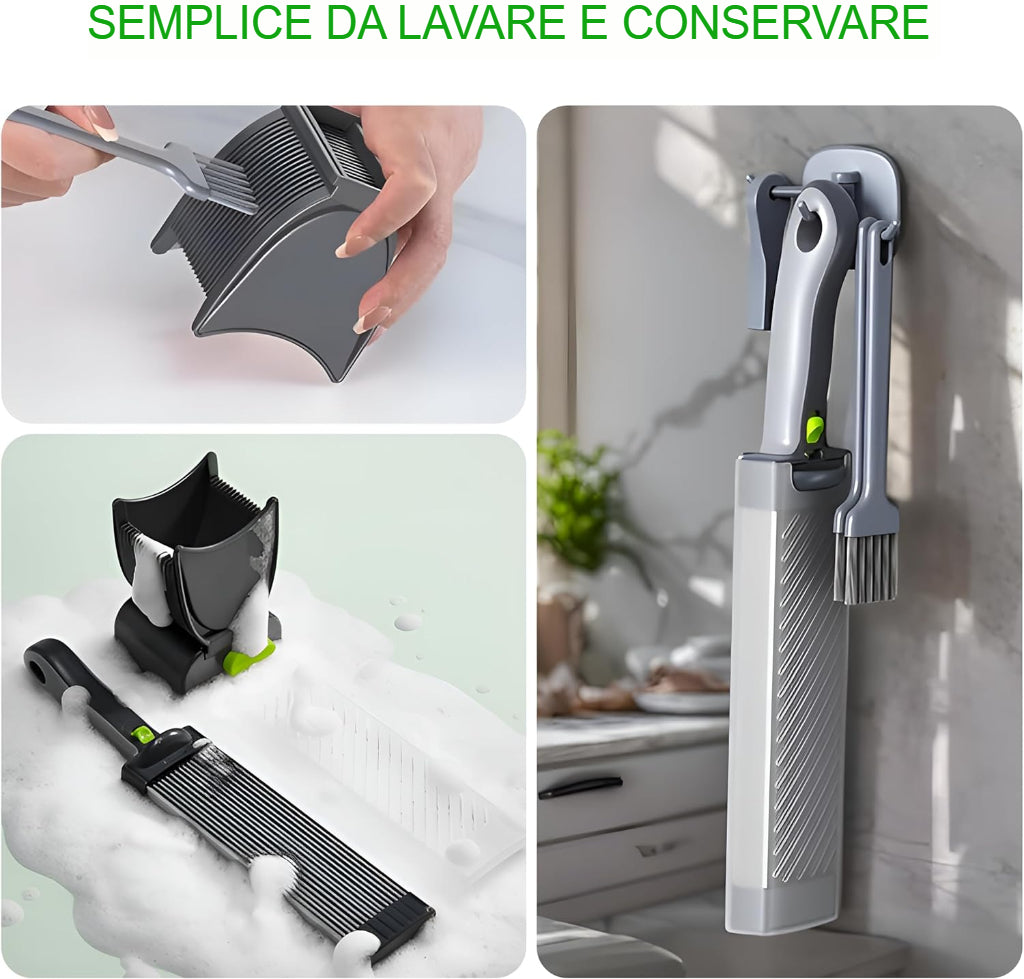 Taglierina manuale per carne in acciaio inossidabile 17 in 1