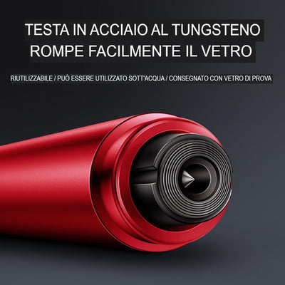Martello di sicurezza rompivetro sott acqua