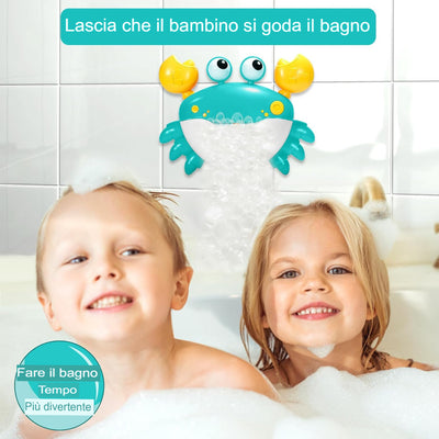 LOMONI™ Giocattoli da bagno Granchio Macchina per bolle