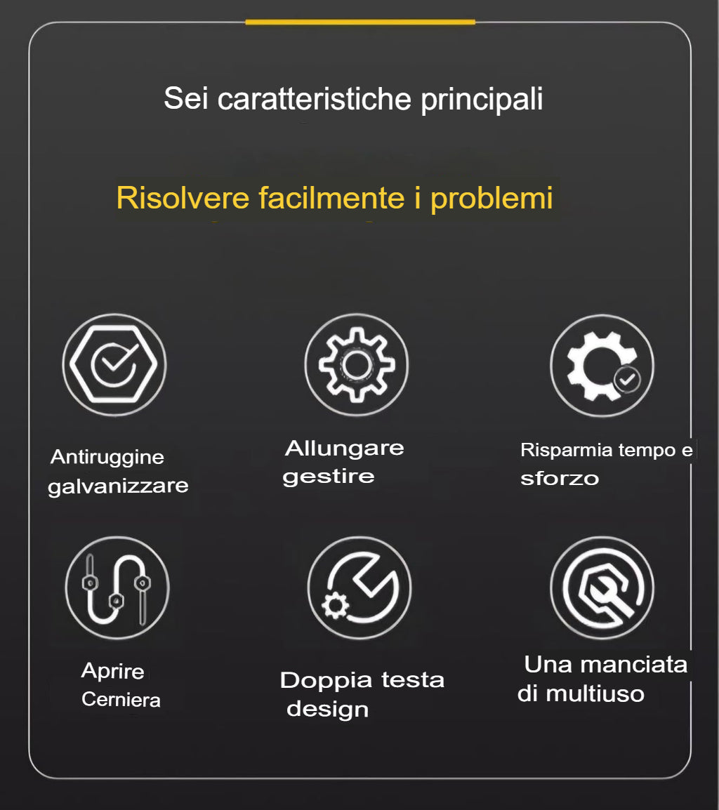 LOMONI™ Strumento di regolazione delle cerniere delle porte