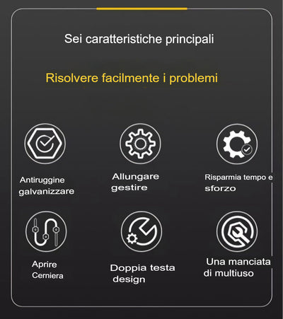 LOMONI™ Strumento di regolazione delle cerniere delle porte
