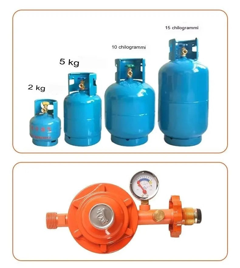 Regolatore di pressione per serbatoio di gas GPL antideflagrante