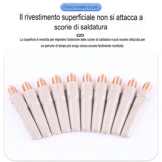 LOMONI™ Ugelli di saldatura antiaderenti per una maggiore efficienza di saldatura