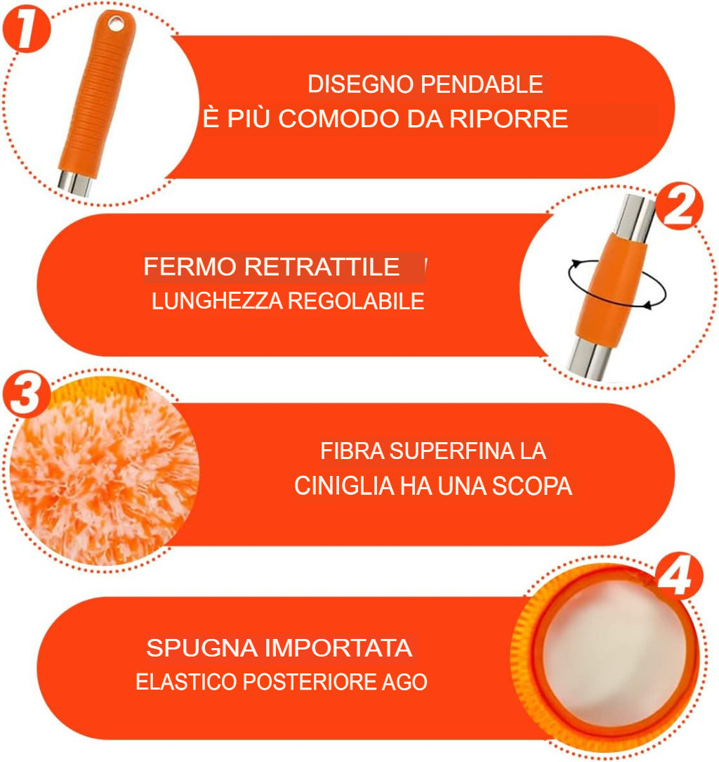 LOMONI™ Scopa di pulizia a massimo assorbimento