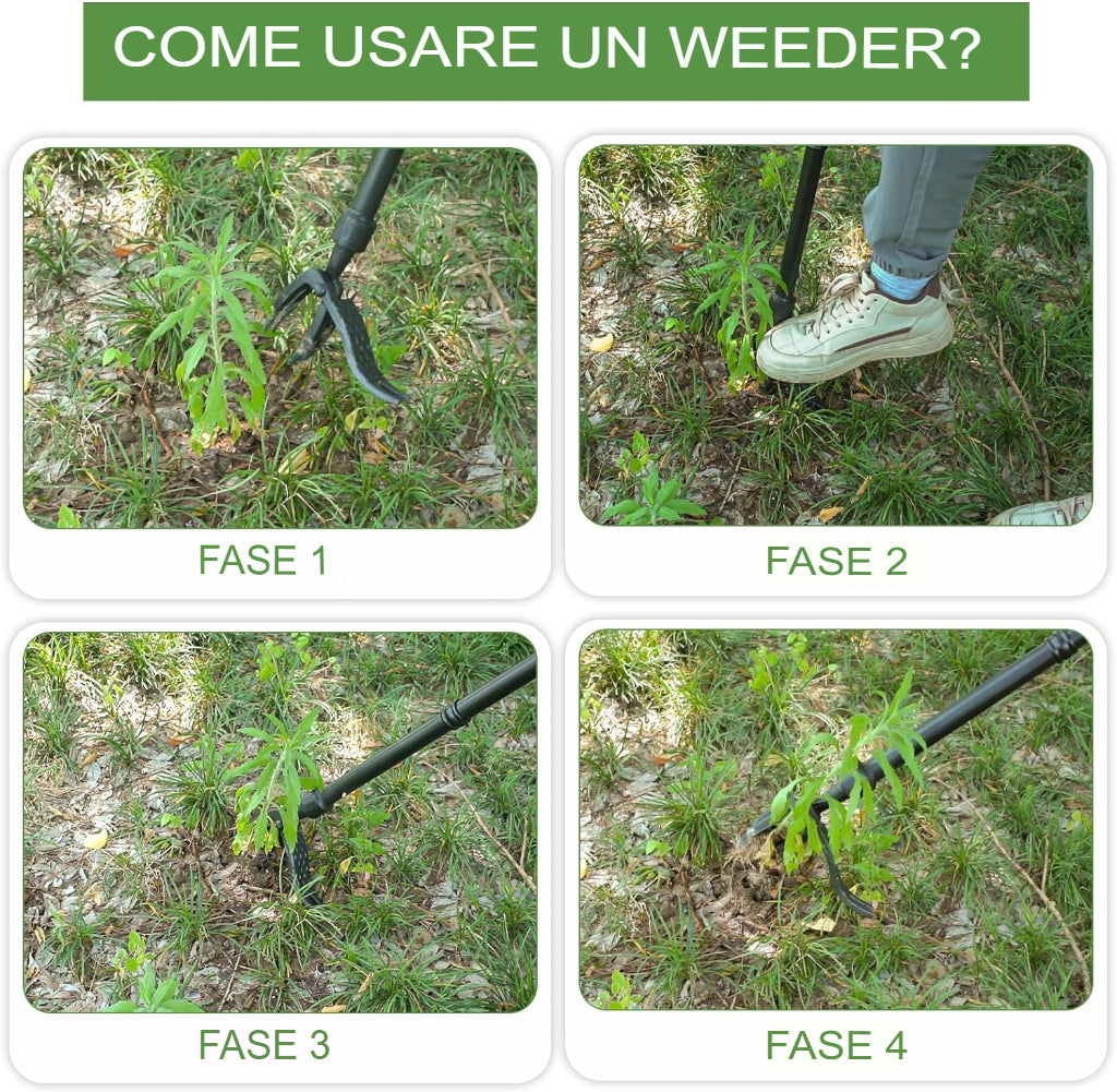 LISSODA™️ Strumento per l'estirpazione delle erbacce