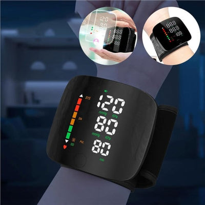 LOMONI™ Misuratore di pressione da polso con display a LED